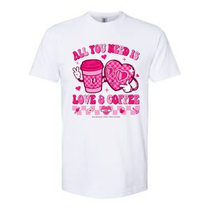 Love Is All You Need Valentines Day Coffee Lover Softstyle CVC T-Shirt