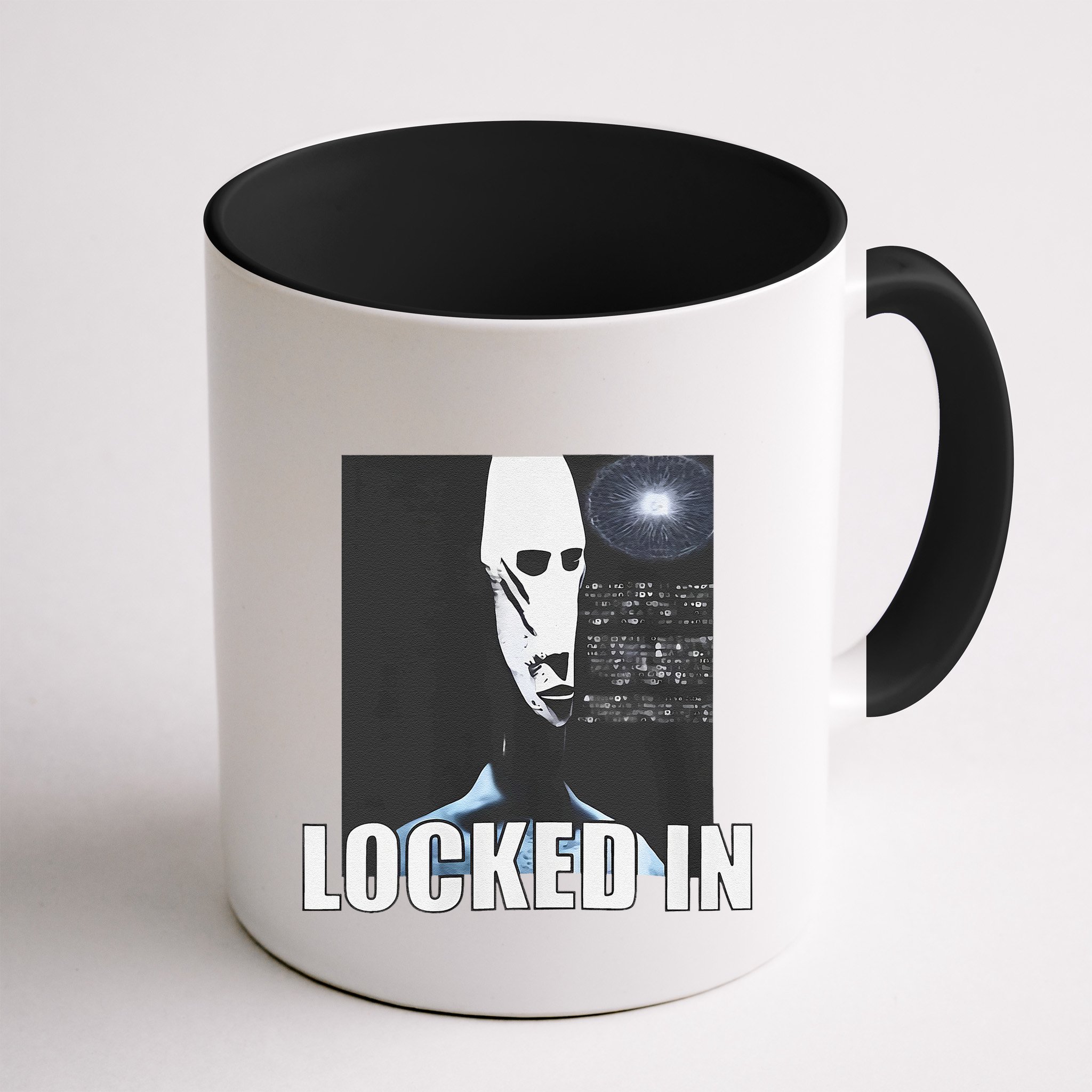 Locked In Alien Funny Extraterrestrial Alien Meme Mug