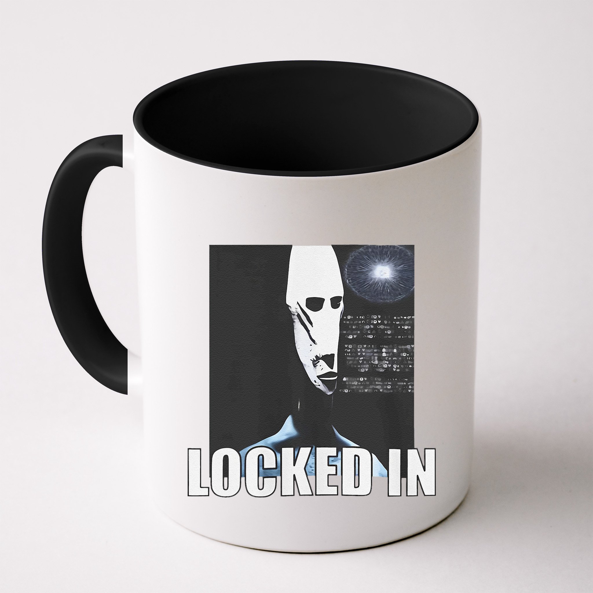 Locked In Alien Funny Extraterrestrial Alien Meme Mug