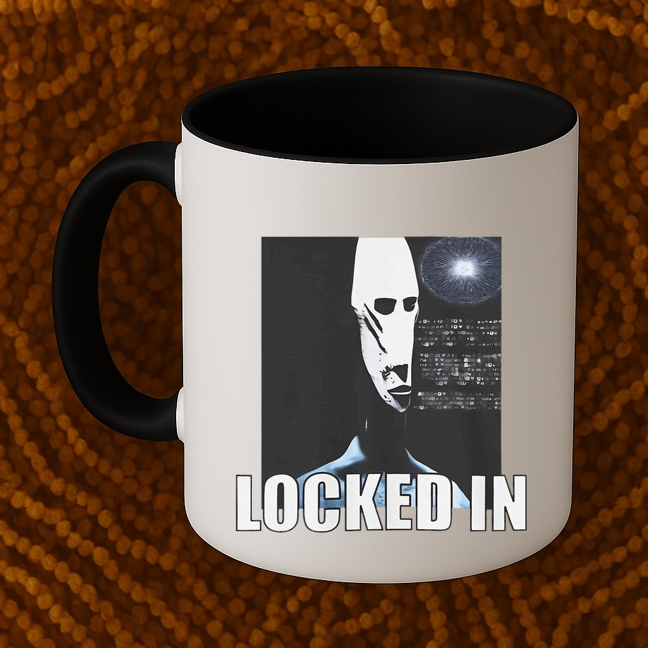 Locked In Alien Funny Extraterrestrial Alien Meme Mug
