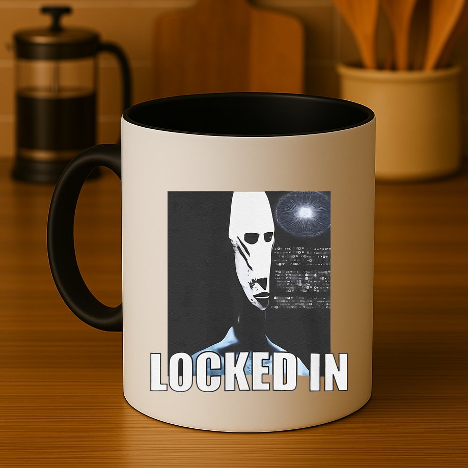 Locked In Alien Funny Extraterrestrial Alien Meme Mug