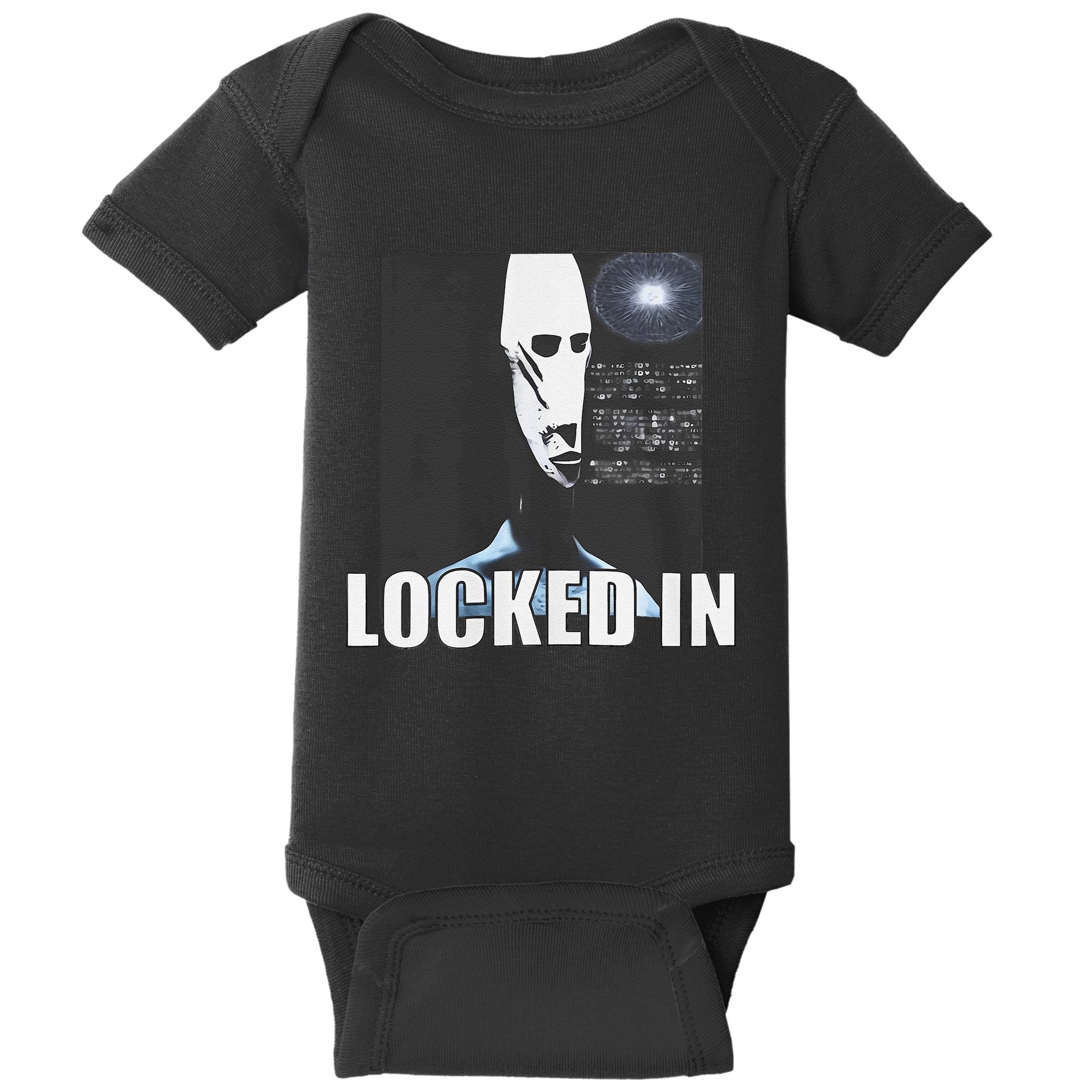 Locked In Alien Funny Extraterrestrial Alien Meme Baby Bodysuit