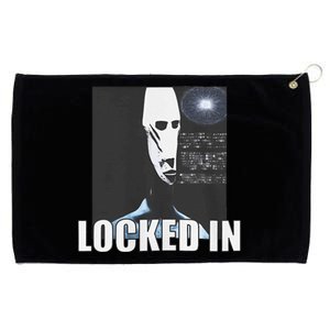 Locked In Alien Funny Extraterrestrial Alien Meme Grommeted Golf Towel