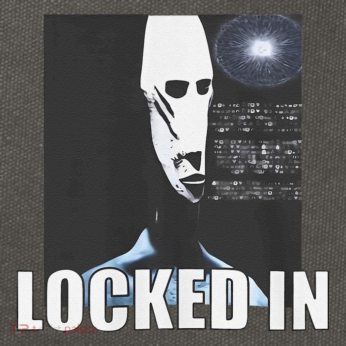 Locked In Alien Funny Extraterrestrial Alien Meme Cotton Canvas Backpack