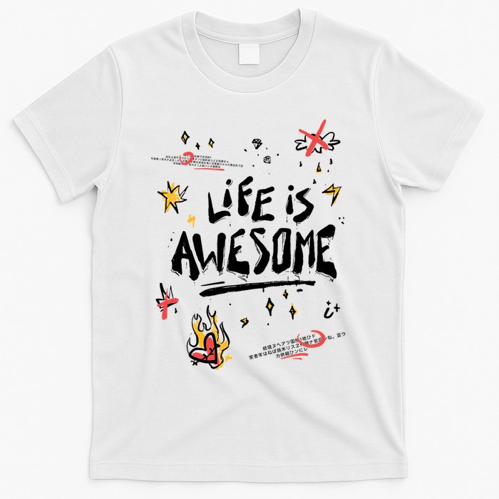 Life Is Awesome Rockstar T-Shirt