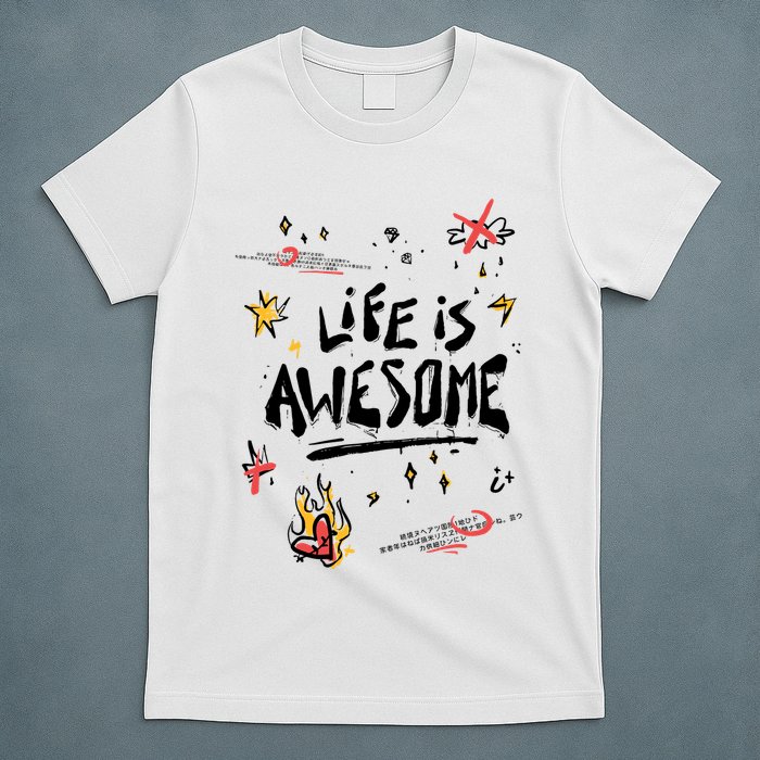 Life Is Awesome Rockstar T-Shirt