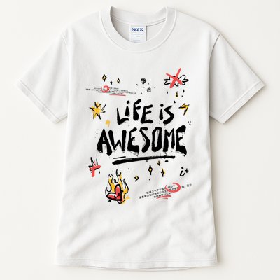Life Is Awesome Rockstar Tall T-Shirt