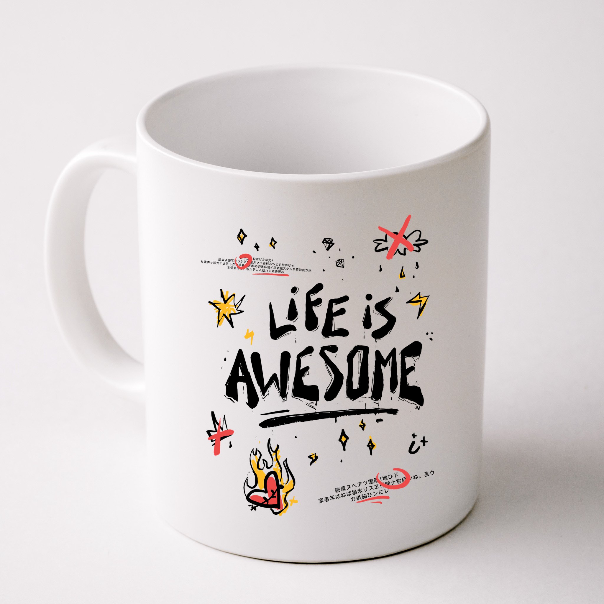 Life Is Awesome Rockstar Mug