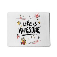 Life Is Awesome Rockstar Mousepad