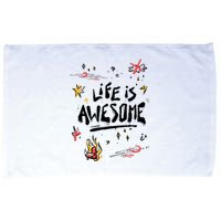 Life Is Awesome Rockstar Microfiber Hand Towel