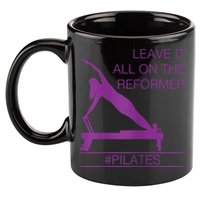 Leave It All On The Reformer, #Pilates Fitness 11oz C Handle Ceramic Mug
