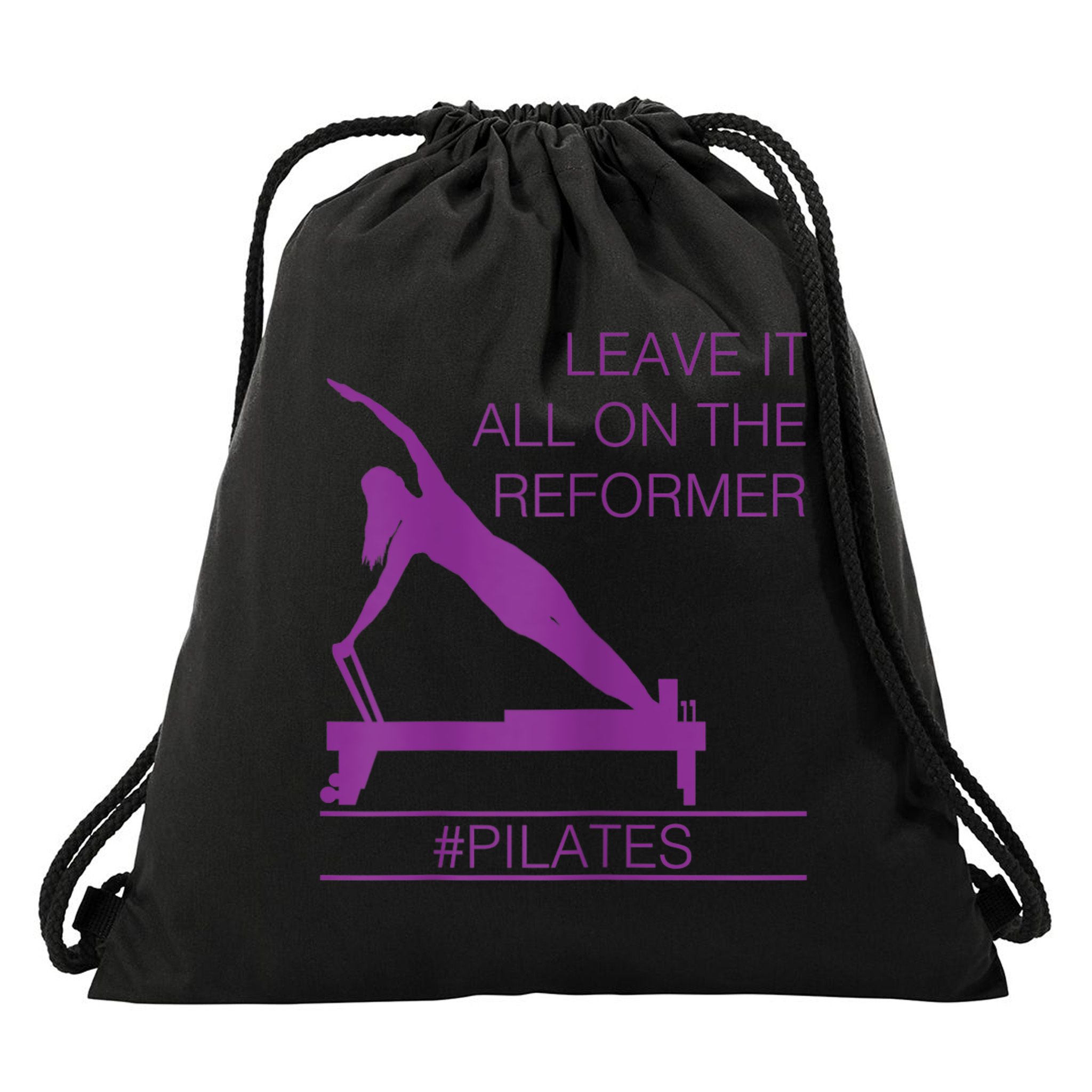 Leave It All On The Reformer, #Pilates Fitness Drawstring Bag