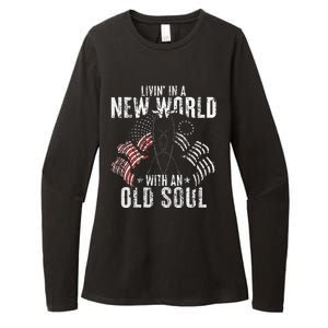 Livin In A New World With An Old Soul Womens CVC Long Sleeve Shirt