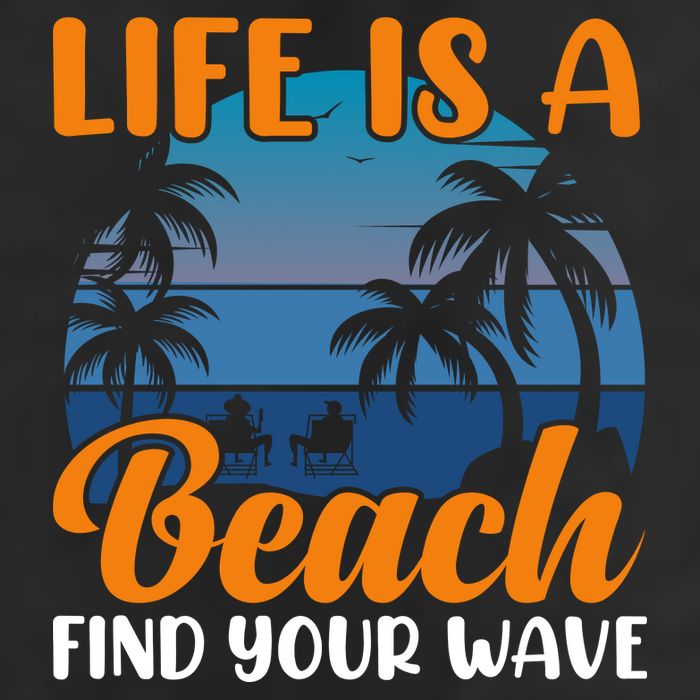 Life Is A Beach Adult Drive Performance Visor