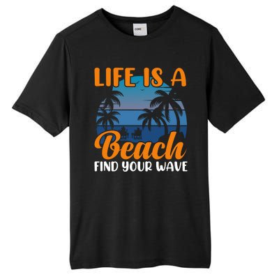 Life Is A Beach Tall Fusion ChromaSoft Performance T-Shirt