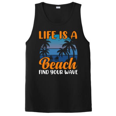 Life Is A Beach PosiCharge Competitor Tank