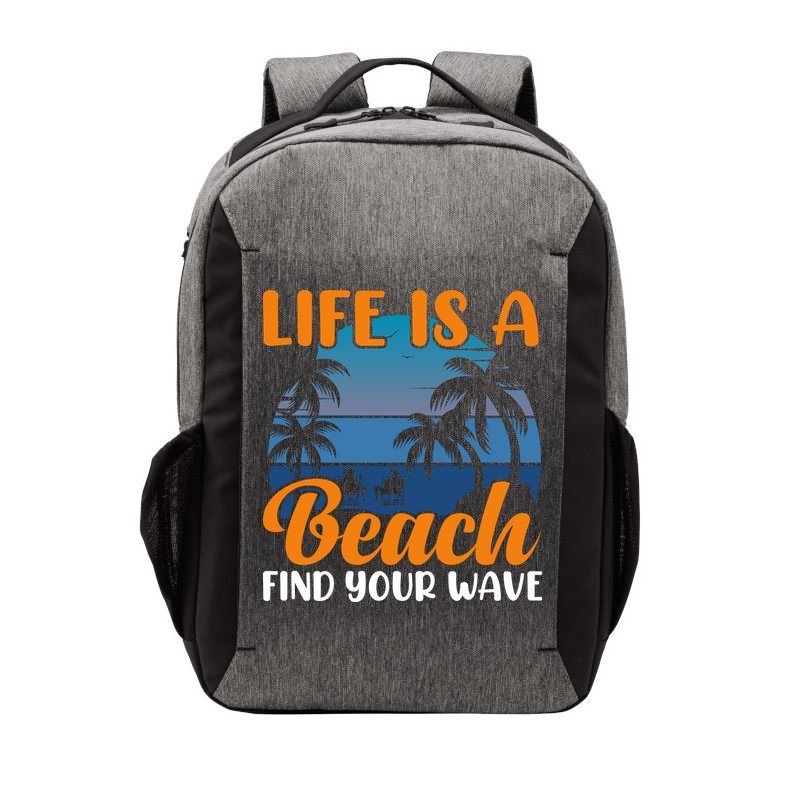 Life Is A Beach Vector Backpack