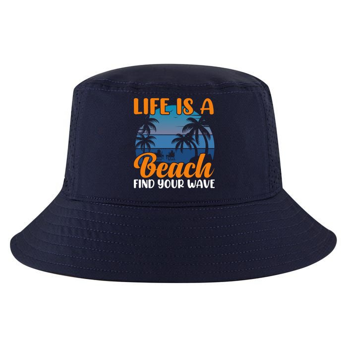 Life Is A Beach Cool Comfort Performance Bucket Hat