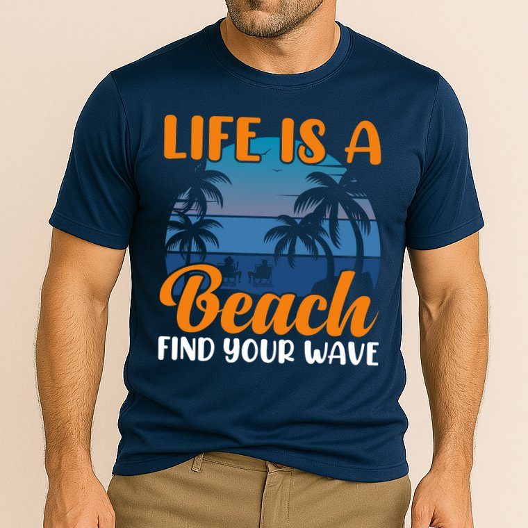 Life Is A Beach Performance Shirt