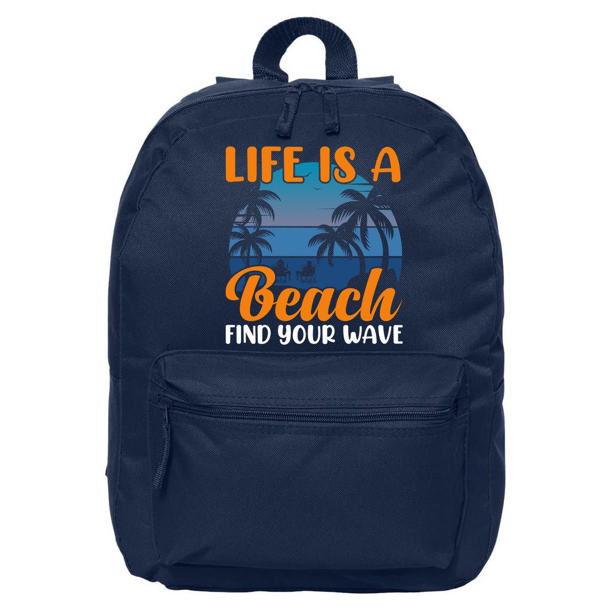 Life Is A Beach 16 in Basic Backpack