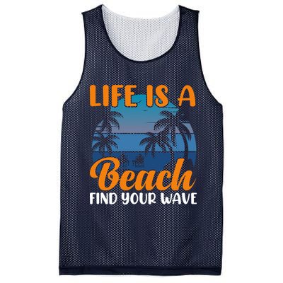 Life Is A Beach Mesh Reversible Basketball Jersey Tank