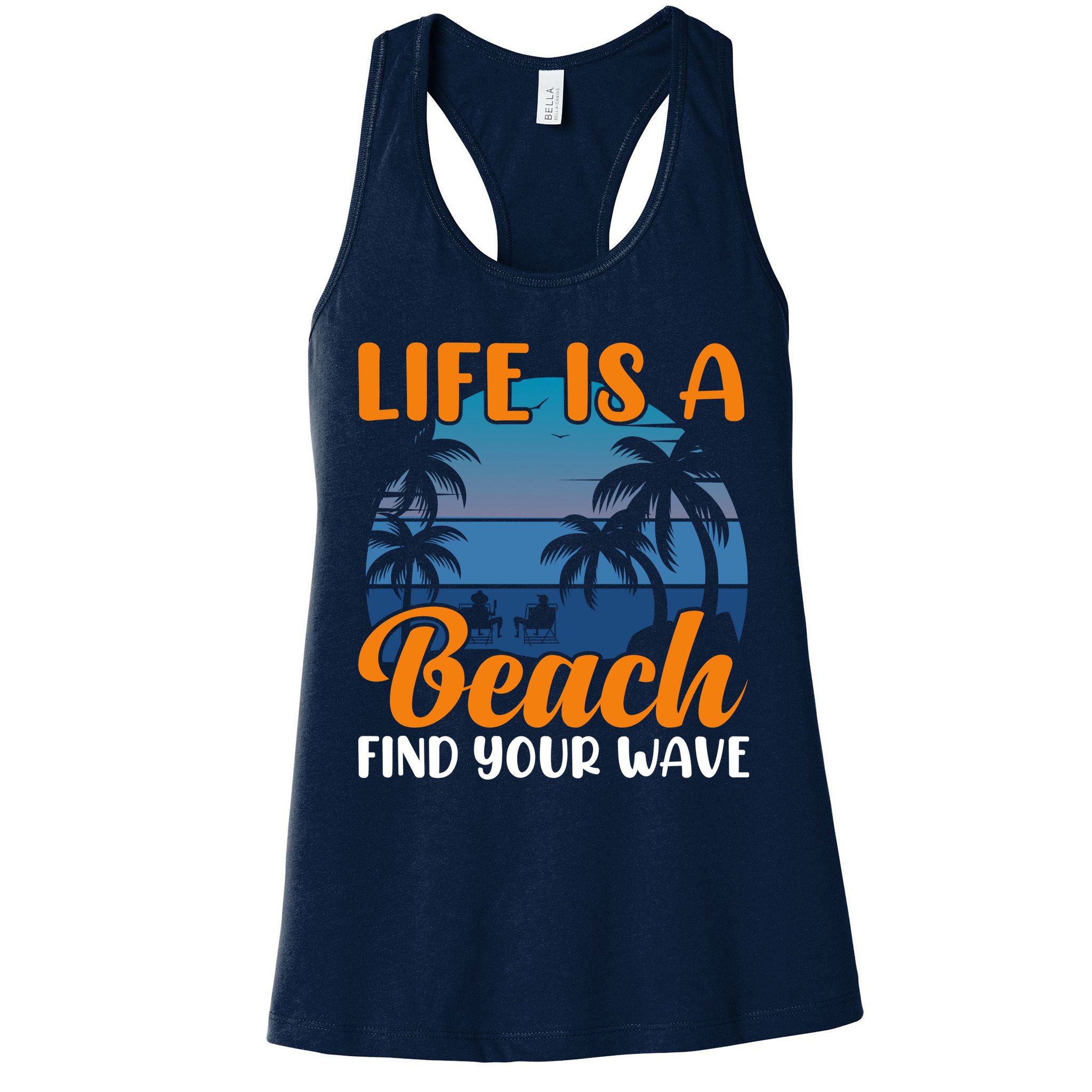Life Is A Beach Womens Tank Top
