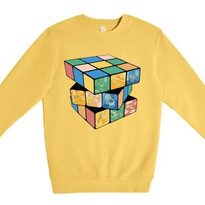 Life In A Playing Cube Premium Crewneck Sweatshirt