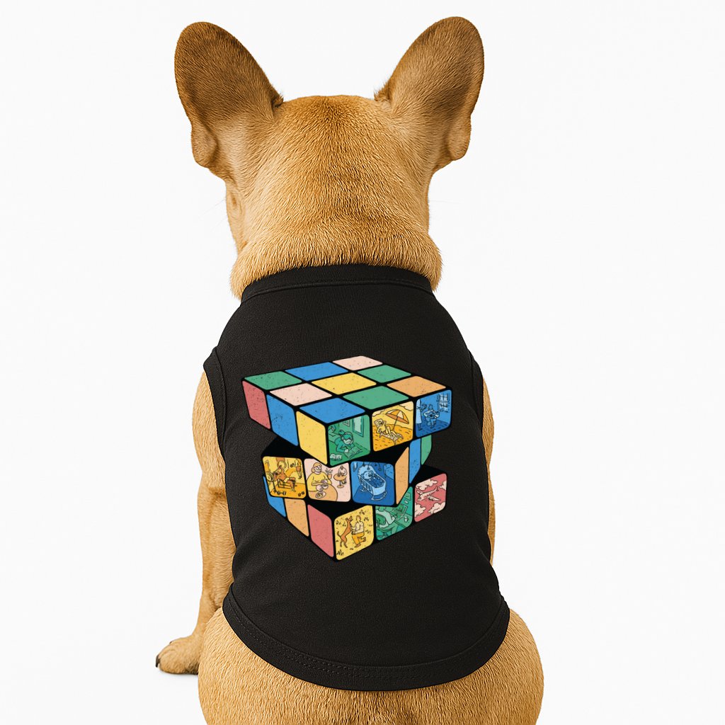 Life In A Playing Cube Doggie Tank