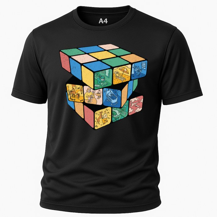 Life In A Playing Cube Performance Shirt