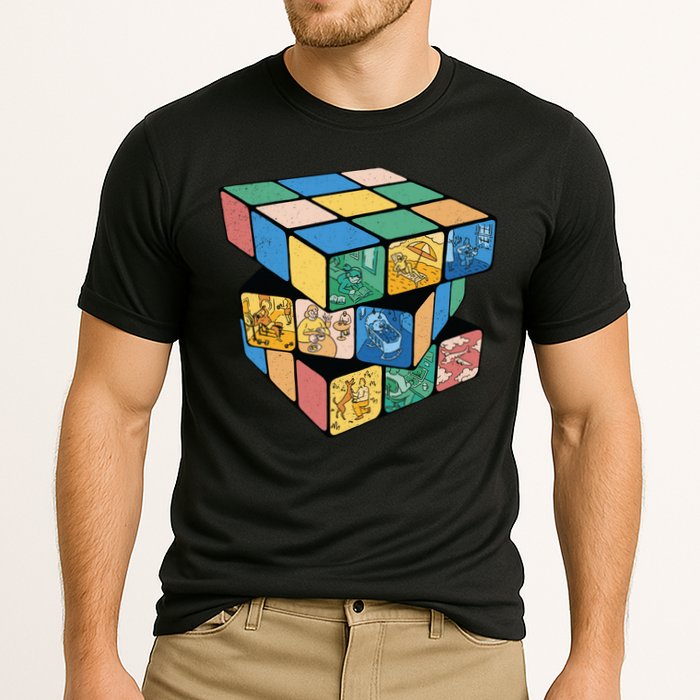 Life In A Playing Cube Performance Shirt