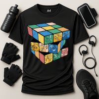 Life In A Playing Cube Performance Shirt
