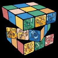 Life In A Playing Cube Poster