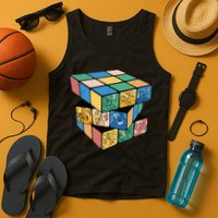 Life In A Playing Cube Tank Top