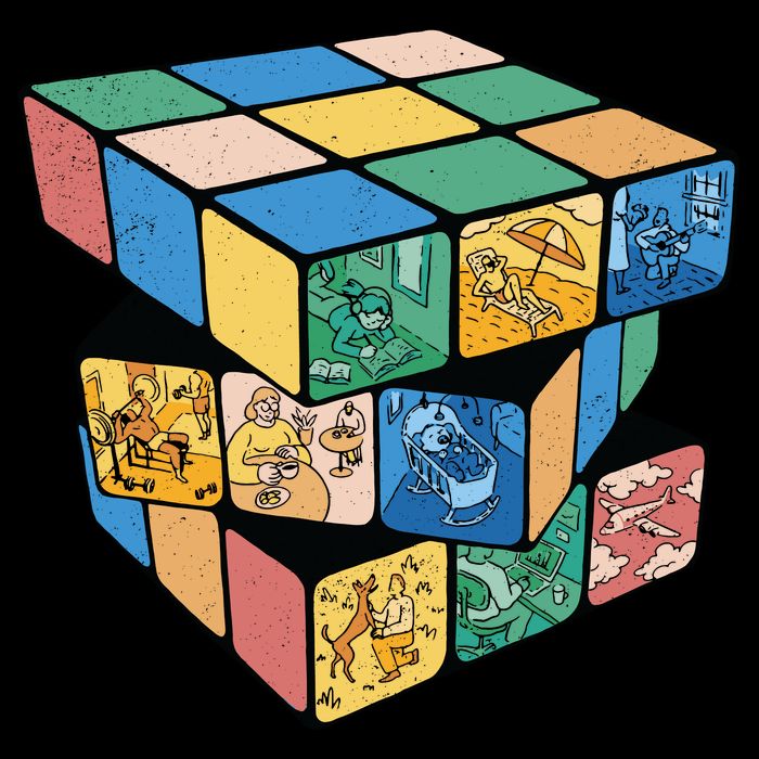 Life In A Playing Cube Tank Top