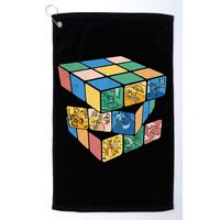 Life In A Playing Cube Golf Towel
