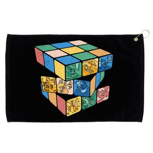 Life In A Playing Cube Grommeted Golf Towel