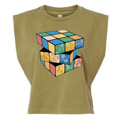 Life In A Playing Cube Garment-Dyed Women's Muscle Tee