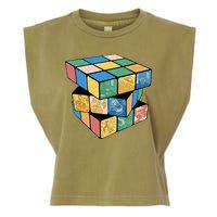 Life In A Playing Cube Garment-Dyed Women's Muscle Tee