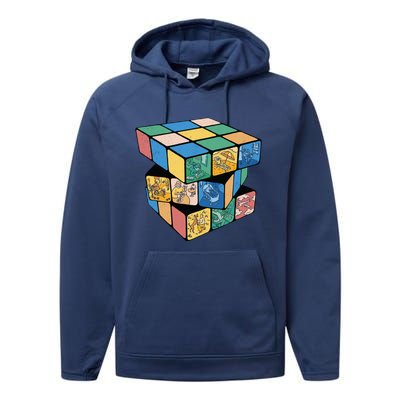 Life In A Playing Cube Performance Fleece Hoodie