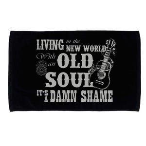 Living In A New World With An Old Soul Rich Men North Of Richmond Microfiber Hand Towel