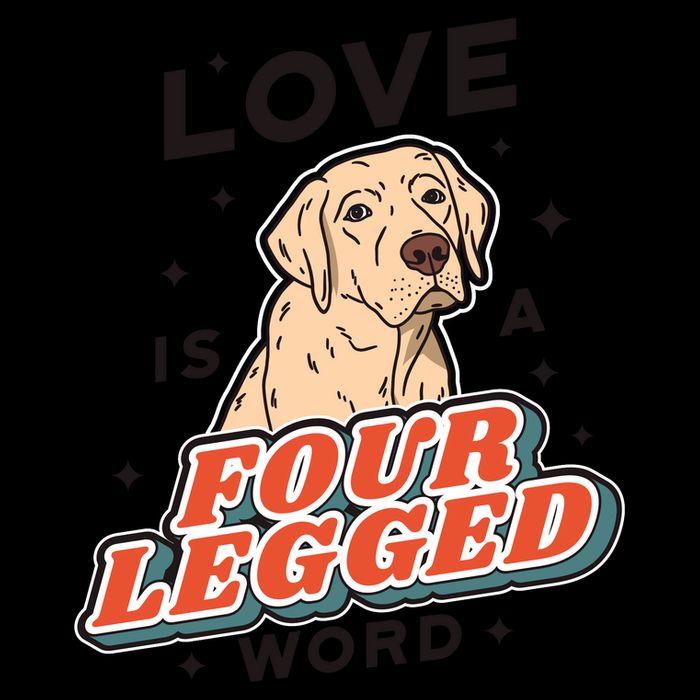 Love Is A Four Legged Word Cooling Performance Crew T-Shirt