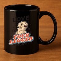 Love Is A Four Legged Word 11oz C Handle Ceramic Mug