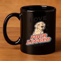 Love Is A Four Legged Word 11oz C Handle Ceramic Mug