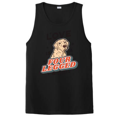 Love Is A Four Legged Word PosiCharge Competitor Tank