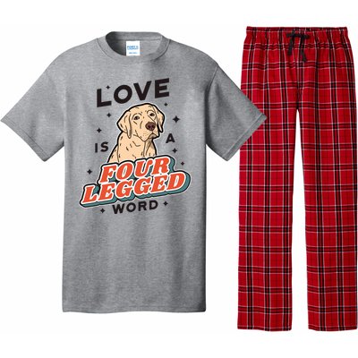 Love Is A Four Legged Word Pajama Set