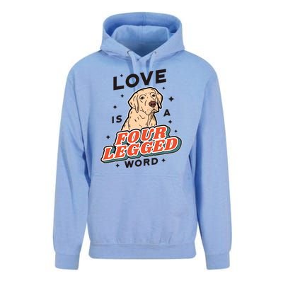 Love Is A Four Legged Word Unisex Surf Hoodie