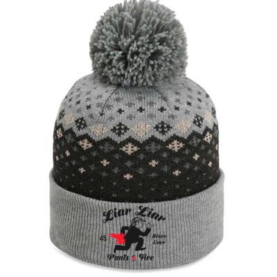 Liar Liar Pants On Fire Anti Trump The Baniff Cuffed Pom Beanie