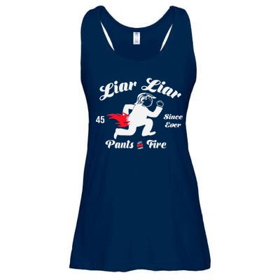 Liar Liar Pants On Fire Anti Trump Ladies Essential Flowy Tank