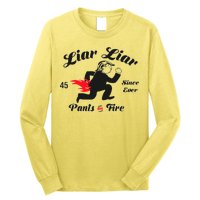 Liar Liar Pants On Fire Anti Trump Long Sleeve Shirt