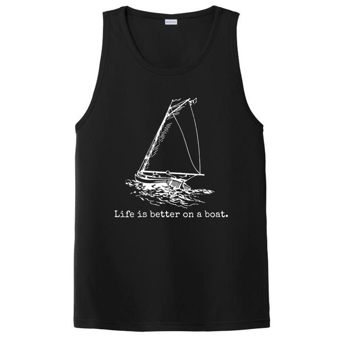 Life Is Better On A Boat PosiCharge Competitor Tank